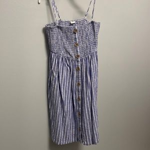 Garage striped dress (strapless or on shoulder)